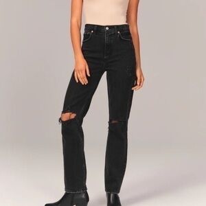 Abercrombie & Fitch Ultra High Rise 90s Straight Jeans